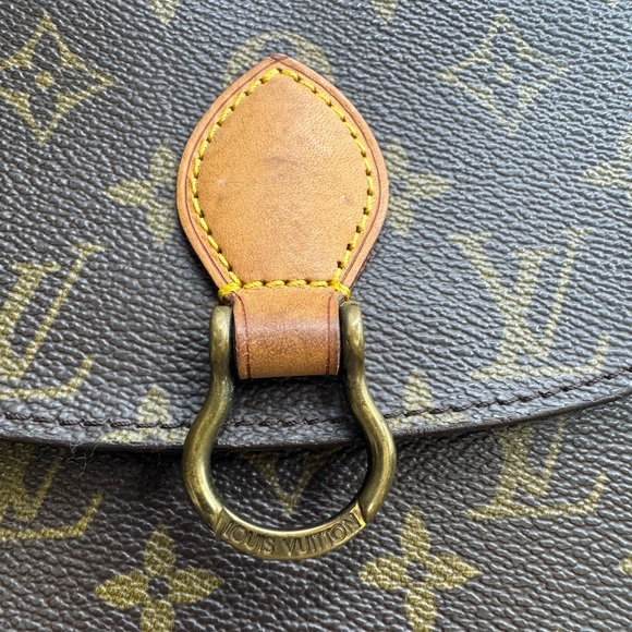 Auth Louis Vuitton Brown Monogram LV Saint Cloud Crossbody Bag PM Vintage - Picture 7 of 16